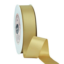 VATIN 7/8 inch Double Faced Polyester Satin Ribbon Gold - 25 Yard Spool, Perfect for Wedding Decor, Wreath, Baby Shower,Gift Package Wrapping and Other Projects