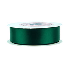 VATIN 1 inch Double Faced Polyester Satin Ribbon Hunter Green - 25 Yard Spool, Perfect for Wedding, Wreath, Baby Shower,Packing and Other Projects
