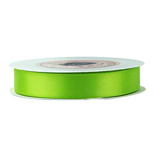 VATIN 5/8 inch Double Faced Polyester Apple Green Satin Ribbon - 25 Yard Spool, Perfect for Wedding Decor, Wreath, Baby Shower,Gift Package Wrapping and Other Projects