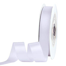 VATIN 5/8 inch Double Faced Polyester Lilac Mist Satin Ribbon - 25 Yard Spool, Perfect for Wedding Decor, Wreath, Baby Shower,Gift Package Wrapping and Other Projects