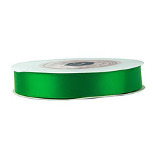 VATIN 5/8 inch Double Faced Polyester Emerald Green Satin Ribbon - 25 Yard Spool, Perfect for Wedding Decor, Wreath, Baby Shower,Gift Package Wrapping and Other Projects