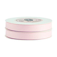 VATIN 1/2" Grosgrain Ribbon, 50-Yard,25 Yards Each Roll Perfect for Wedding Decor, Wreath, Baby Shower,Gift Package Wrapping and Other Projects Light Pink