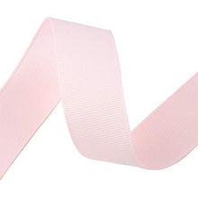 VATIN 1" Grosgrain Ribbon, 50-Yard,25 Yards Each Roll Perfect for Wedding Decor, Wreath, Baby Shower,Gift Package Wrapping and Other Projects Light Pink