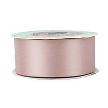VATIN 1-1/2" Wide Double Faced Polyester Rose Gold Satin Ribbon Continuous Ribbon- 25 Yard, Perfect for Wedding, Gift Wrapping, Bow Making & Other Projects
