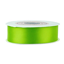 VATIN 1 inch Double Faced Polyester Satin Ribbon Apple Green - 25 Yard Spool, Perfect for Wedding, Wreath, Baby Shower,Packing and Other Projects