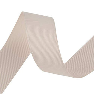 VATIN 1" Grosgrain Ribbon, 50-Yard,25 Yards Each Roll Perfect for Wedding Decor, Wreath, Baby Shower,Gift Package Wrapping and Other Projects Vanilla