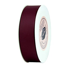 VATIN 1" Grosgrain Ribbon, 50-Yard,25 Yards Each Roll Perfect for Wedding Decor, Wreath, Baby Shower,Gift Package Wrapping and Other Projects Burgundy