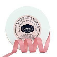 VATIN 3/8 inches Double Faced Dusty Rose Polyester Satin Ribbon - 50 Yards for Gift Wrapping Ornaments Party Favor Braids Baby Shower Decoration Floral Arrangement Craft Supplies