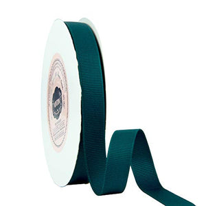 VATIN 1/2" Grosgrain Ribbon, 50-Yard,25 Yards Each Roll Perfect for Wedding Decor, Wreath, Baby Shower,Gift Package Wrapping and Other Projects Teal