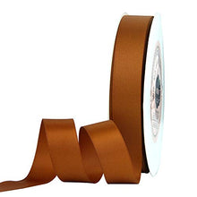 VATIN 5/8 inch Double Faced Polyester Copper Satin Ribbon - 25 Yard Spool, Perfect for Wedding Decor, Wreath, Baby Shower,Gift Package Wrapping and Other Projects