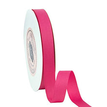 VATIN 1/2" Grosgrain Ribbon, 50-Yard,25 Yards Each Roll Perfect for Wedding Decor, Wreath, Baby Shower,Gift Package Wrapping and Other Projects Fuchsia