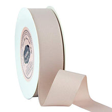 VATIN 1" Grosgrain Ribbon, 50-Yard,25 Yards Each Roll Perfect for Wedding Decor, Wreath, Baby Shower,Gift Package Wrapping and Other Projects Vanilla