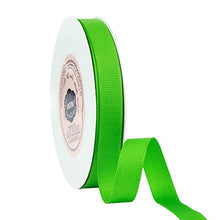 VATIN 1/2" Grosgrain Ribbon, 50-Yard,25 Yards Each Roll Perfect for Wedding Decor, Wreath, Baby Shower,Gift Package Wrapping and Other Projects Apple Green