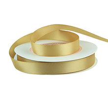 VATIN 1/2 inches Double Faced Gold Polyester Satin Ribbon - 50 Yards for Gift Wrapping Ornaments Party Favor Braids Baby Shower Decoration Floral Arrangement Craft Supplies