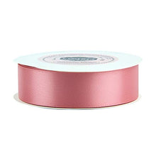 VATIN 1 inch Double Faced Polyester Satin Ribbon Dusty Rose - 25 Yard Spool, Perfect for Wedding, Wreath, Baby Shower,Packing and Other Projects