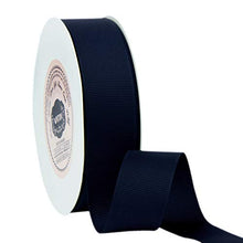 VATIN 1" Grosgrain Ribbon, 50-Yard,25 Yards Each Roll Perfect for Wedding Decor, Wreath, Baby Shower,Gift Package Wrapping and Other Projects Navy Blue