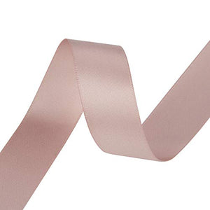 VATIN 7/8 inch Double Faced Polyester Satin Ribbon Rose Gold - 25 Yard Spool, Perfect for Wedding Decor, Wreath, Baby Shower,Gift Package Wrapping and Other Projects