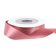 VATIN 1 inch Double Faced Polyester Satin Ribbon Dusty Rose - 25 Yard Spool, Perfect for Wedding, Wreath, Baby Shower,Packing and Other Projects