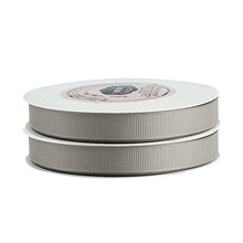 VATIN 1/2" Grosgrain Ribbon, 50-Yard,25 Yards Each Roll Perfect for Wedding Decor, Wreath, Baby Shower,Gift Package Wrapping and Other Projects Taupe