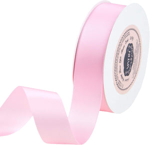 VATIN 1 inch Double Faced Polyester Satin Ribbon - 25 Yard Spool, Perfect for Wedding, Wreath, Baby Shower,Packing and Other Projects
