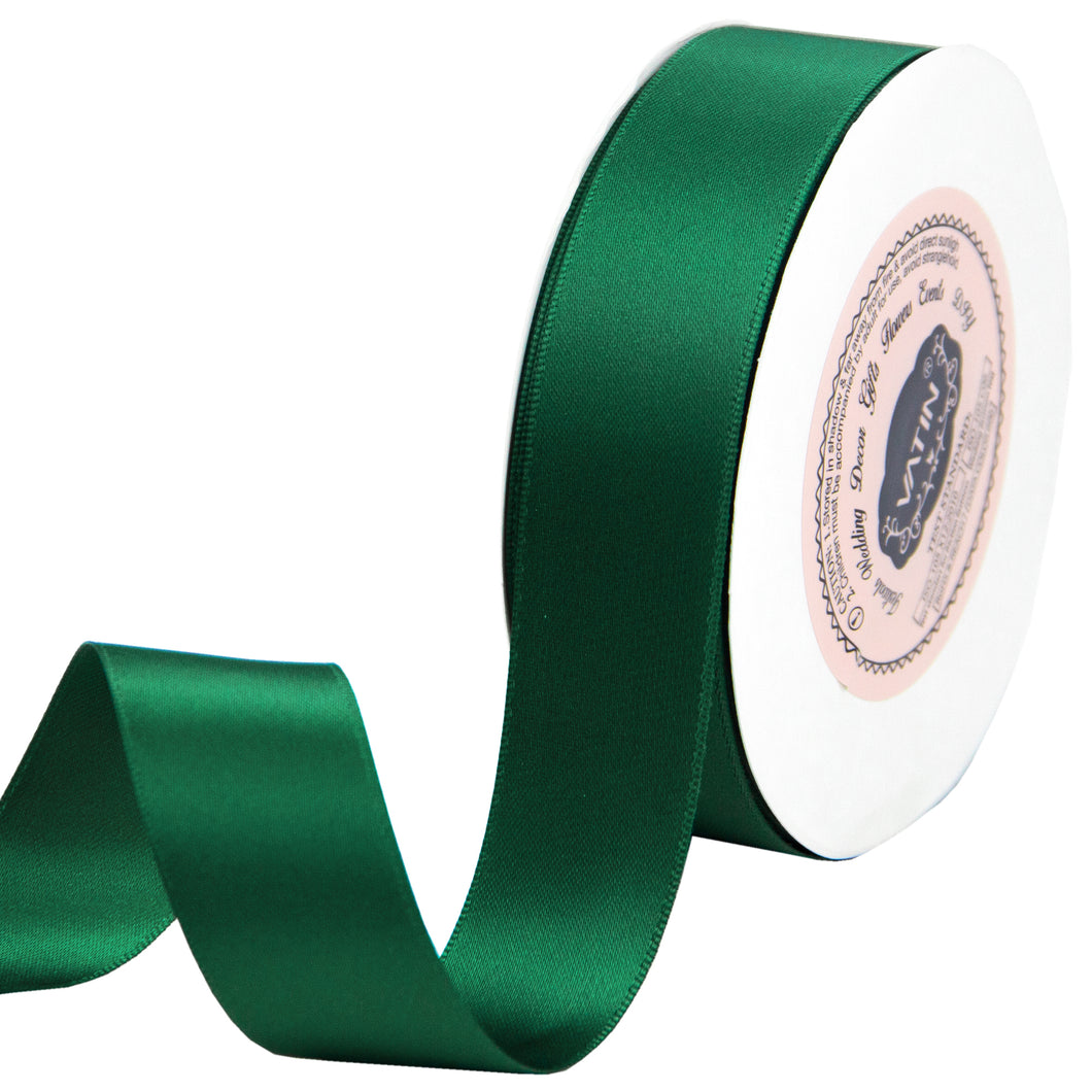 VATIN 1 inch Double Faced Polyester Satin Ribbon - 25 Yard Spool, Perfect for Wedding, Wreath, Baby Shower,Packing and Other Projects